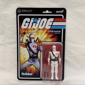 Storm Shadow G.I. Joe Super 7 Reaction Action Figure 3.75" New In Hand